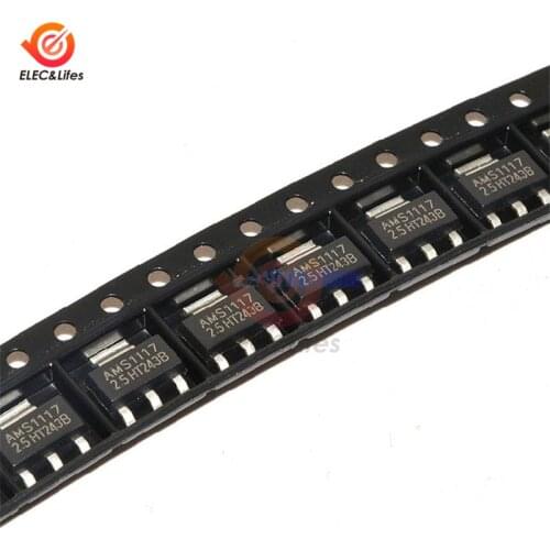 50PCS AMS1117 3.3V AMS1117-3.3V AMS1117-ADJ AMS1117-1.8 AMS1117-1.2 AMS1117-5V AMS1117-2.5V AMS1117-1.5 AMS1117-3.3 AMS1117-5.0