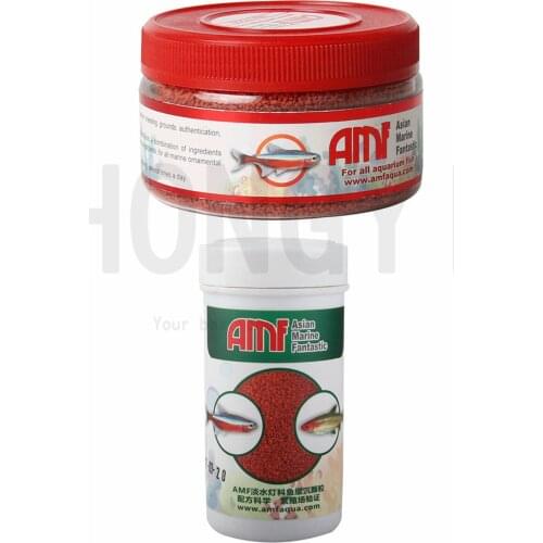 AMF ornamental fish feed grain containing allicin lampfish small tropical fish colorful thin film color