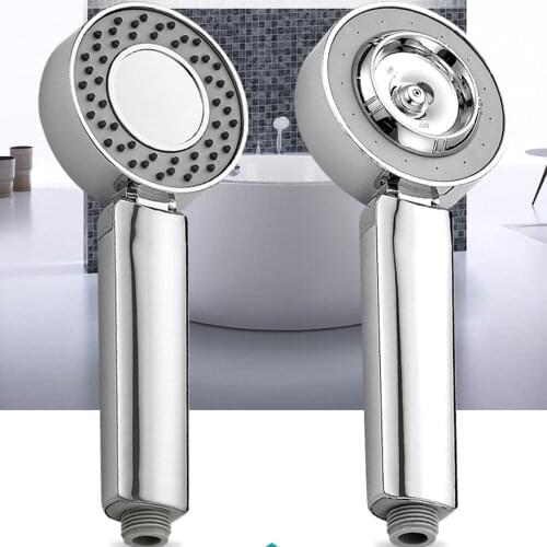 Double-sided Shower Head Handheld Boost Bath Shower High Pressure Water Saving Filter Rainfall Modern Fixture Bathroom Spray SPA