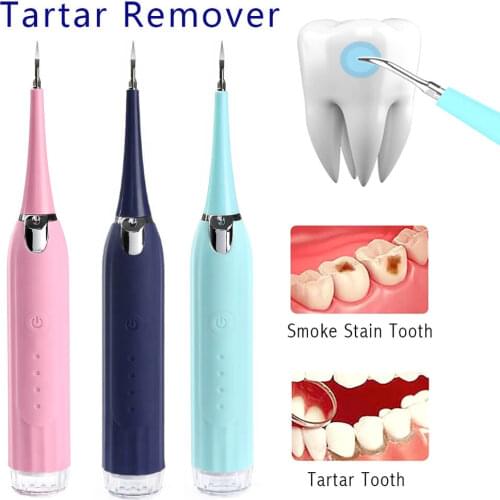Ultrasonic Dental Scaler Teeth Whitening Pen Calculus Electric Sonic Tools Cleaner Fix Stains Tartar Remover Crest Smile Tooth