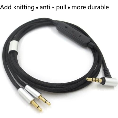 3.5mm to 2.5mm Earphone Cable for Sennheiser-HD202 HD212 Cord for HIFIMAN SUSVARA XF-200 HE400S HE-400I with Tuning Function