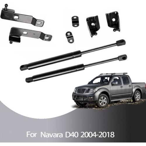 Car Front Bonnet Hood Cover Support Kit Gas Struts Lift Support for Nissan Frontier Navara D40 2004-2018 for Pathfinder (R51)