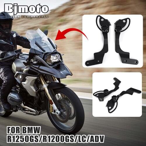 New Additional Windshield Windscreen Reinforced Bracket Mount For BMW R1200GS LC R 1200 1250 GS Adventure after-market Holder