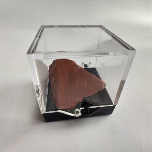 Natural Red Golden Sandstone For Jewelry Making Round Loose Beads Mineral Specimen Collection Gift Box