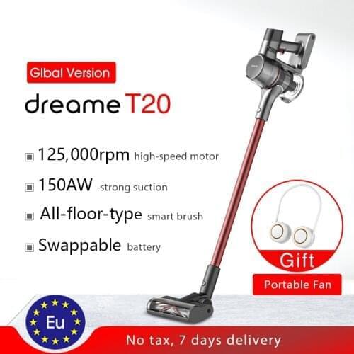 Dreame t20 Handheld Cordless Vacuum Cleaner Intelligent All-surface Brush 25kPa All In One Dust Collector Floor Carpet Aspirator