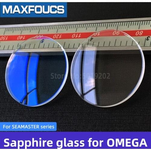 Sapphire crystal For SEAMASTER series 2918.50.82 /3513.30.00/210.20.42.20.01.001 AR-coating Parts watch glass for OMEGA brand