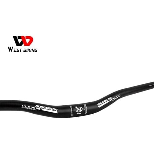 WEST BIKING Mountain Bike 31.8*620mm 31.8*700mm 31.8*720mm Horizontal MTB Swallow-shaped Bike Horizontal Bicycle Handlebar