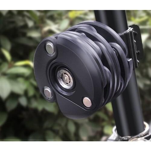 Portable Bike Lock Chain Foldable Heavy Duty Combination MTB Locking Security Anti Theft Bicycle Lock Folded Bicycle Accessories