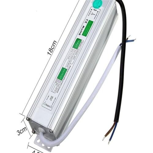 Free Shipping high power 12V/ 24V 60W Waterproof Electronic LED Driver Power Supply Transformer 90V-250V to 12V 24V IP67