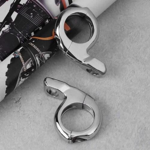 2pcs Motorcycle Turn Signal Handle Bar Clamp 10mm/8mm Handlebar Mirror Turn Signal Adapter Clamps for ATV Dirt Bike