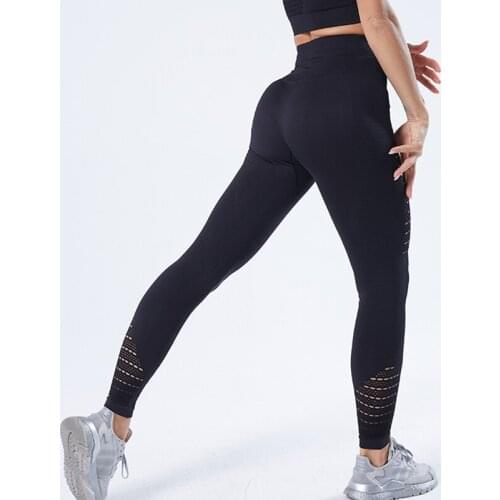 Women Yoga Pants Leggings Sports High Waist Push Up Running Sportswear Stretchy Fitness Gym Seamless Tummy Control Tights Pants