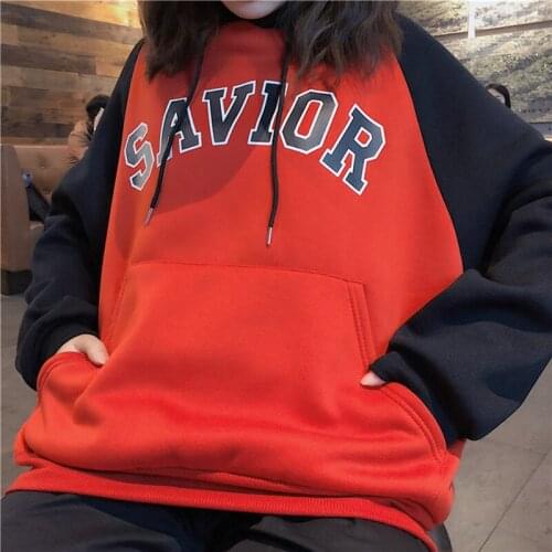 Women hoodies sweatshirts ladies autumn winter fleece thick warm casual hooded loose plus size letter printed pullover coat 2019