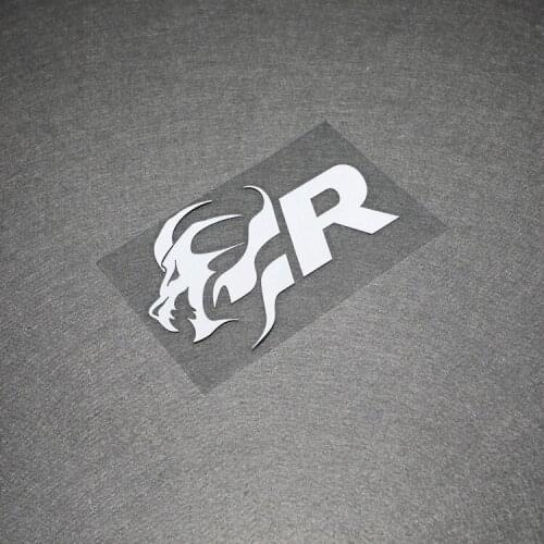 NO.S058 R Sign Safety Reflective Car Stickers and Decals Side Window Car Trunk ATV Motorcycle Helmet Stickers