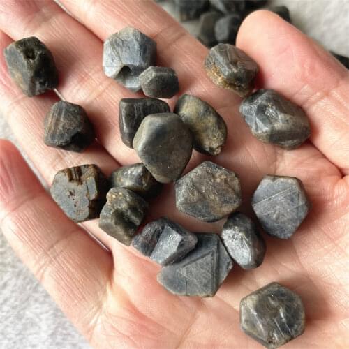 1/2lb Natural Blue Sapphire Crystal Bulk Corundum Stone Rough Reiki Specimen