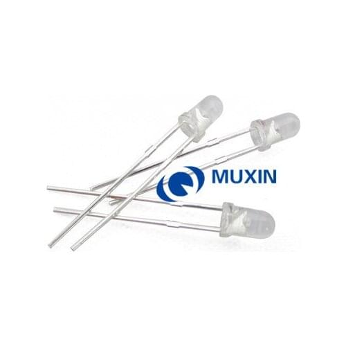 200pcs LED 3mm 940nm IR Infrared Emitting Round Tube Light diode