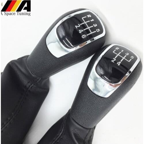 Car 10mm Gear Shift Knob Lever Shifter Stick Gaiter Boot Cover Case For Skoda Octavia II (09-12) Superb II (08-12) Yeti (09-12)