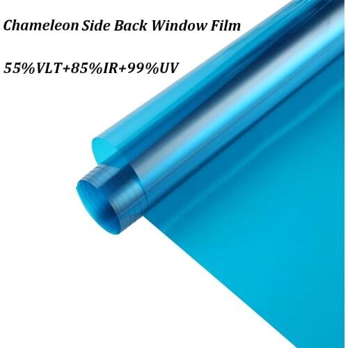 55%VLT Chameleon Effect Solar Tint Film Car Window Tint Anti-UV Sunshade Pravicy Window Tinting Vinyl