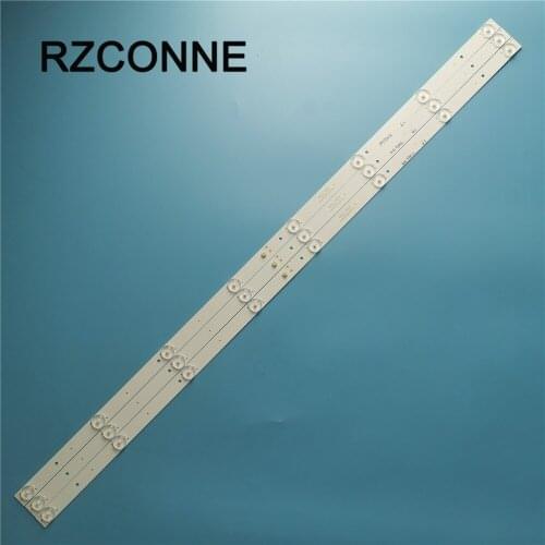 800mmx17mm 8leds Backlight Lamps LED Strips w/ Optical Lens Fliter for K433030T030865V-Rev1.0 BC