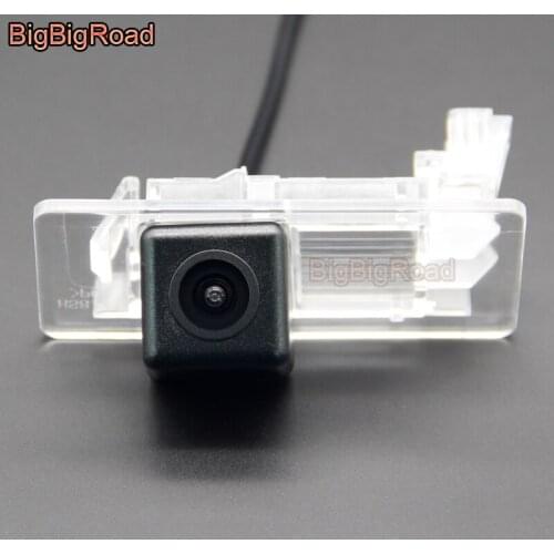 BigBigRoad Car Rear View CCD Camera For Volkswagen Bora Sagitar Touareg Tiguan Passat Santana Polo Sedan Vento Notch 2010-2016