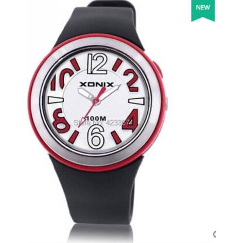 Women Sports Watches Quartz Analog Led Light Silicone Strap Waterproof 100m Swim Watch Girl Dress Outdoor Wristwatch