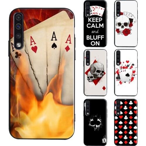 Poker Surreal Aesthetic Art Phone Case For Samsung A71 A51 A31 A11 A21S A20e A70 A50 A40 A10 A20 S A12 A32 A42 A52 A72