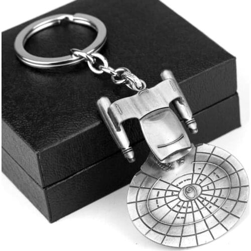 Dongsheng Star Wars Keychain mill Falcon Ship Key Metal Stormtrooper Chain Ring Holder Men Gift Jewelry Chaveiro llaveros Porte