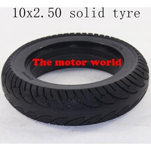 Hot Sale New 10x2.50 Tubeless Wheel Tyre Solid Tyre Inflation Electric Scooter Tire for 8/10 Inch Electric Scooter Accessory