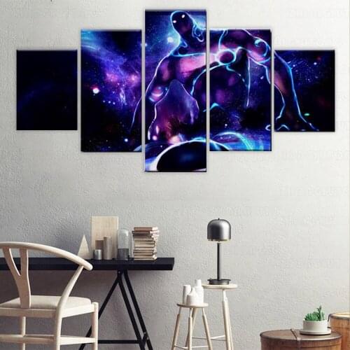 Hd print poster game DOTA2 Enigma Black Hole 5 Panels Modern Wall Art Painting Wall Decorations for Living Room frame