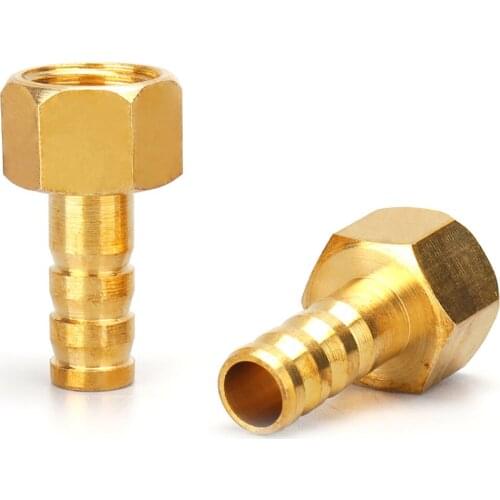 Brass hose pipe joint sleeve 4 6 8 10 12 Pagoda type 1/8 1/4 1/2 3 BSP female thread copper fitting pneumatic fitting