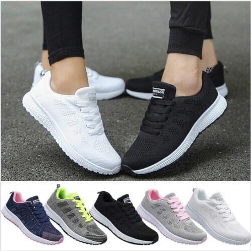 Men Women Light Breathable Sport Shoes Fashion Running Comfortable Mesh Lovers Sneakers