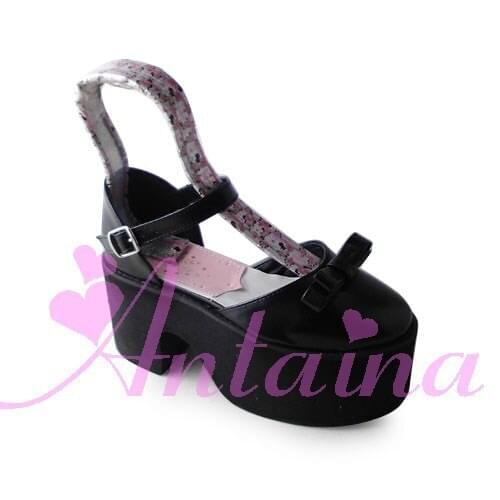 Princess sweet lolita gothic lolita sandals custom Antaina T lolita bow platform princess shoes an1408 high heels