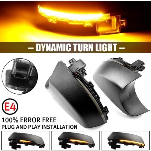For Volkswagen VW Polo MK5 6R 6C 2009 - 2016 2017 LED Dynamic Turn Signal Light Flasher Flowing Water Blinker Flashing Light