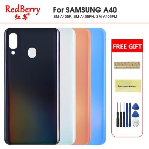 Back Cover for Samsung Galaxy A40 A405 Battery Cover Replacement Rear Door Housing Cover Case For Galaxy a40 SM-A405F A405F