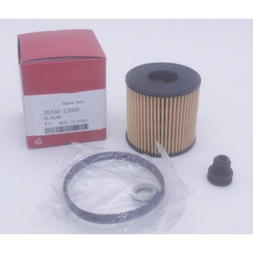 1/5/10pcs/lot Auto Oil Filter Element Suit For Kia 2020 K5 For Hyundai Sonata 10 IX35 2.0 OEM NO 26350-2J000