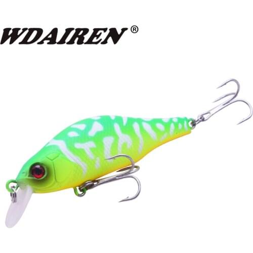 1PCS Floating Minnow Fishing Bait 8cm 9g 3D Eyes Hard Lures High Quality Treble Hooks Wobbler Crankbaits Pesca Fishing Tackle