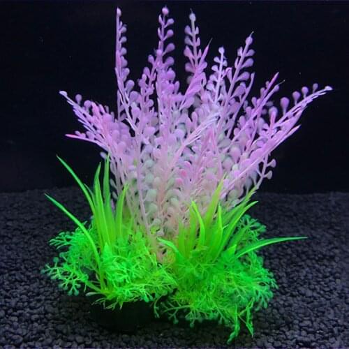 14cm Simulation Artificial Plants Aquarium Decor Water Weeds Ornament Plant Fish Tank Aquarium Grass Aquarium Decoration