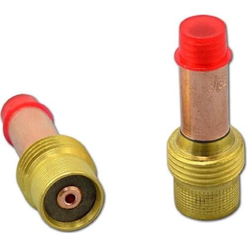 2Pcs 2.4mm 3/32" 45V26 Collet Body Gas Lens for WP-17/WP-18/WP-26