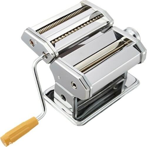 Convenient Stainless Steel Noodle Machine 2 In 1 Cutter Mechanical Noodle Maker For Homemade Pasta Macaroni Dumpling Wrappers