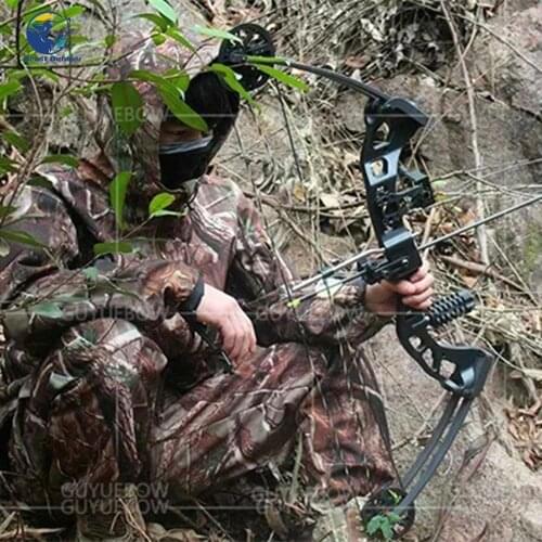 35-70lbs Pulley Compound Bow Powerful Adjustable Bow With Labor-saving Structure Outdoor Archery Hunting Shooting