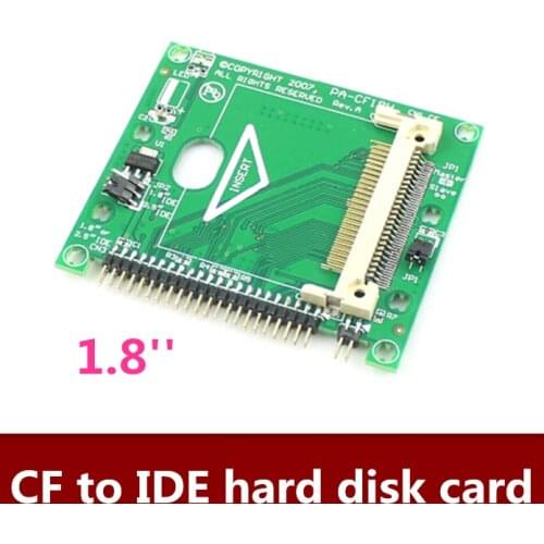 5pcs/lot Free shipping CF to 1.8 Inch IDE hard disk card ,CF to 1.8 Inch IDE SSD adapter supports 2.5