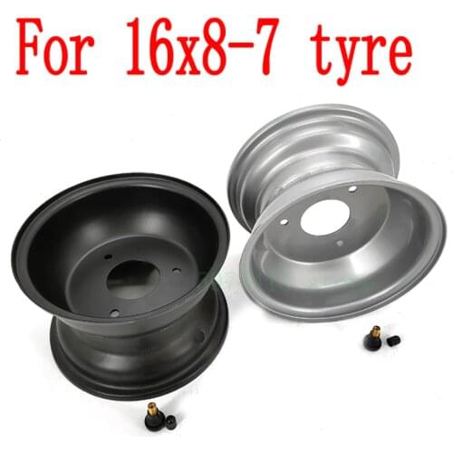 7 Inch Wheel Hub For 16x8-7tyre Off Road Vehicle Beach Vehicle Atv Accessories White Wheels 7 "3 Hole Motorcycle Part