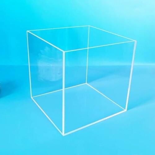 Storage Bin Acrylic 5 Sided Box For Cosmetic ,Sundries,Perfume Home Storage Holder No Lid