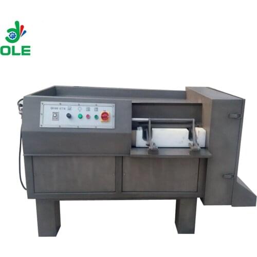 Automatic Meat Cubes Dicer Machine 700-900kg/h Meat Cube Slicing Machine