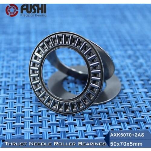 AXK5070 + 2AS Thrust Needle Roller Bearing With Two AS5070 Washers 50*70*5mm ( 5 Pcs) AXK1110 889110 NTB5070 Bearings