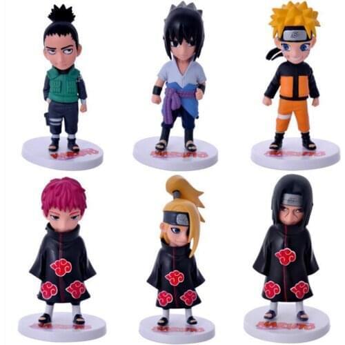 2021 Uzumaki Shippuden Anime Q Version Models PVC Action Figure Hatake Kakashi Statue Collectible Toys Figma Gifts