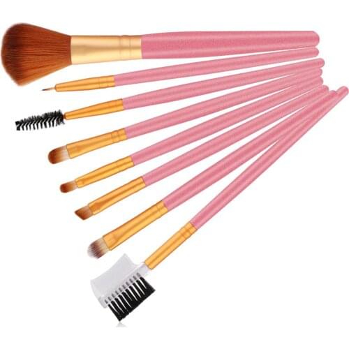 New Fashion Hot Sale 8Pcs Makeup Pen Brushes High Quality Nylon Fast Makeup Tool Cosmetic Accessories