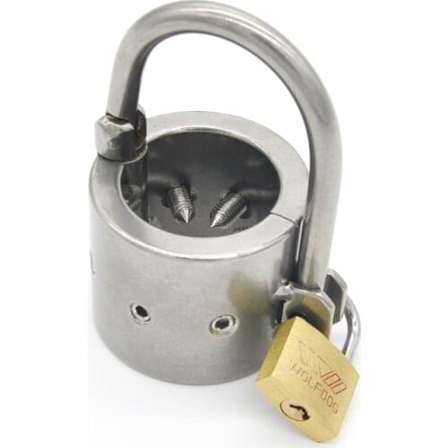 Stainless Steel cock Ring Pendant scrotum testicle bondage,Chastity belt,Kalis Teeth penis rings,Sex Toy,A097