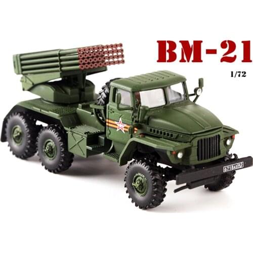 1/72 Russian army bm21 rocket Victory Day parade Finished product collection model