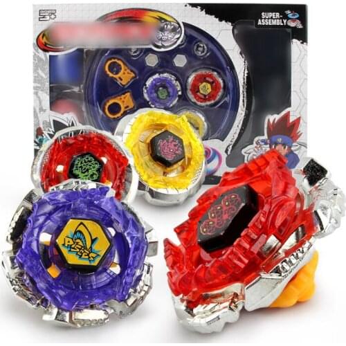 Spinning Top Metal Fusion Set 4pcs With Launchers Arena Constellation Spinning Top Children Christmas Gifts
