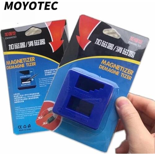 MOYOTEC Mini 2 in 1 Large Size Screwdriver Magnetizer Degausser Rapid Demagnetization Of Batch Head Maintenance Tool